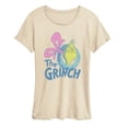 thumbnail image 1 of The Grinch - Wreath Logo - Women's Short Sleeve Graphic T-Shirt, 1 of 4