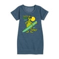 thumbnail image 1 of The Grinch - You're A Gnarly One Mr - Toddler & Youth Girls Fleece Dress, 1 of 4