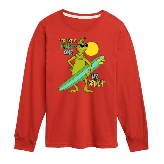The Grinch - You're A Gnarly One Mr - Toddler & Youth Long Sleeve Graphic T-Shirt