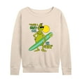 thumbnail image 1 of The Grinch - You're A Gnarly One Mr - Women's Lightweight French Terry Long Sleeve Shirt, 1 of 4