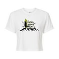 thumbnail image 1 of The Grinch - You're In For A Night Of Fright - Juniors Cropped Cotton Blend T-Shirt, 1 of 5