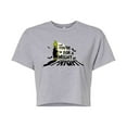 thumbnail image 1 of The Grinch - You're In For A Night Of Fright - Juniors Cropped Cotton Blend T-Shirt, 1 of 5