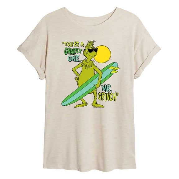 The Grinch - Youre A Gnarly One Mr Grinch - Women's Oversized T-Shirt
