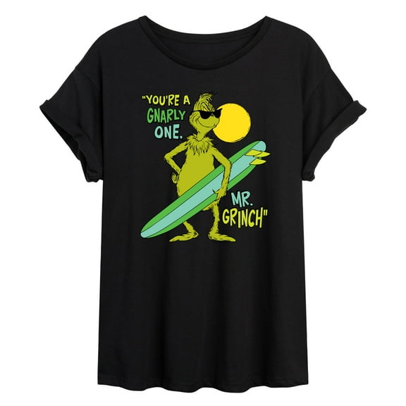 The Grinch - Youre A Gnarly One Mr Grinch - Women's Oversized T-Shirt