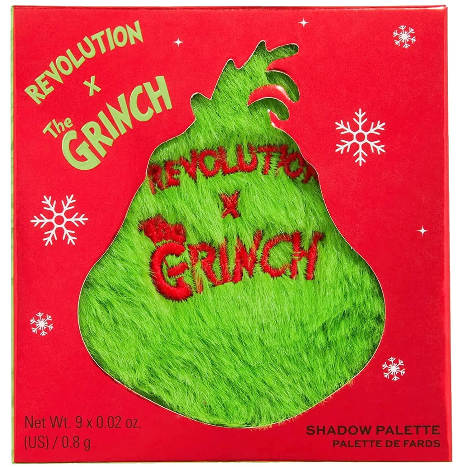The Grinch x Revolution Mean One Shadow Palette - Walmart.com