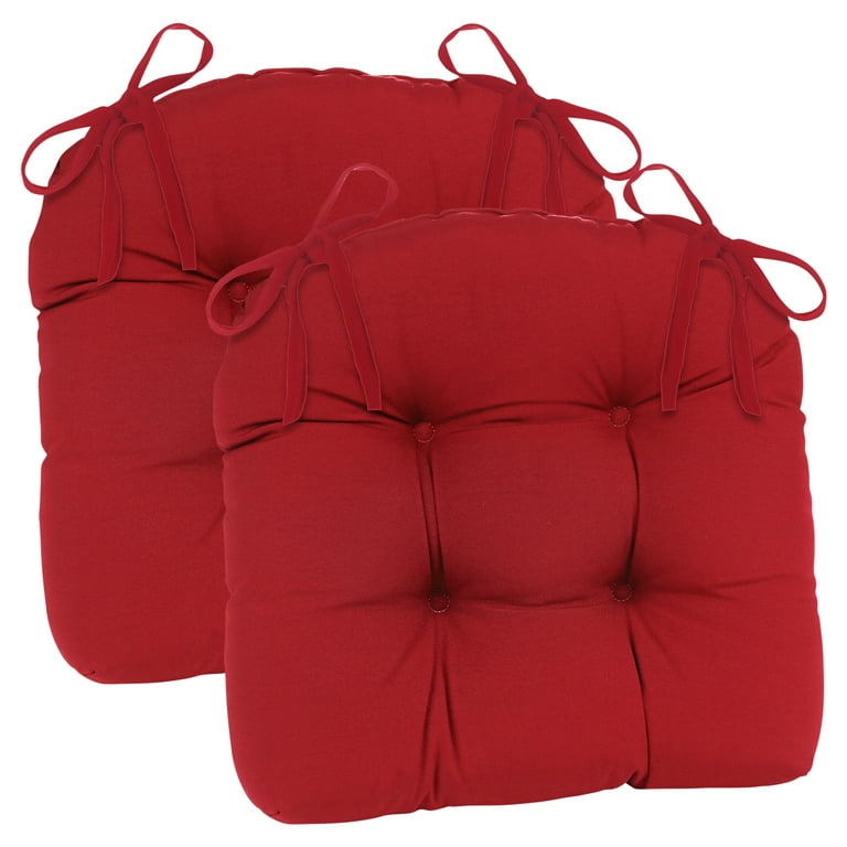 en anden læbe Station The Gripper 19" x 18" Red Square Lounge Chair Outdoor Seating Cushions (2  Pieces) - Walmart.com