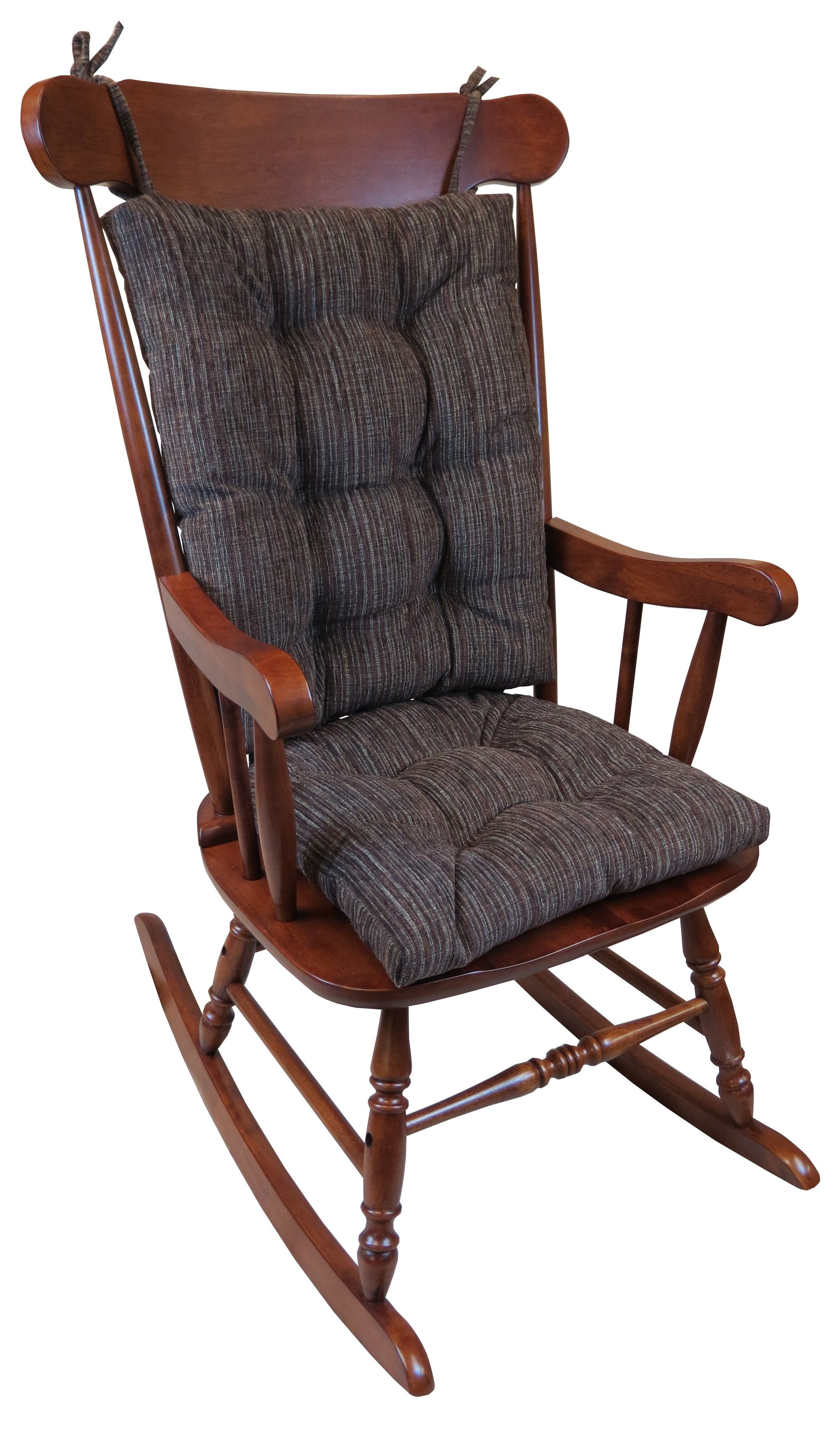 XL Rocking Chair Cushion Set with Gripper Bottom - Cracker Barrel