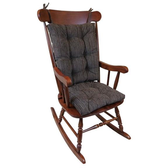 The Gripper Non-Slip Chenille Rocking Chair Cushion Set