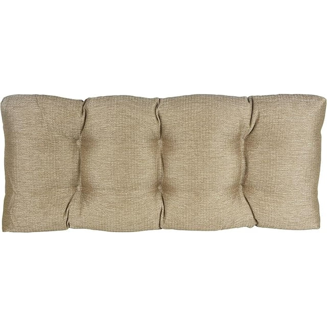 The Gripper NonSlip Tufted Bench Cushion for Indoor Furniture