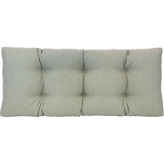 The Gripper Non-Slip Tufted Bench Cushion for Indoor Furniture, Entryway Storage, Bay Window, Corner Nook or Piano Seat, 33 Inches, Spa