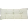 thumbnail image 1 of The Gripper Non-Slip Tufted Bench Cushion for Indoor Furniture, Entryway Storage, Bay Window, Corner Nook or Piano Seat, 43 Inches, Cream, 1 of 5
