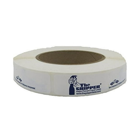 The Gripper Sticker Seal - Stops Liquid Leaks, 3/4" x 6" - 250 Labels Roll