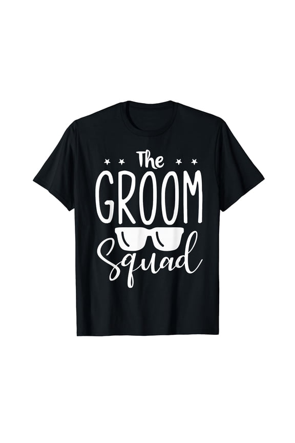The Groom Squad Wedding Groomsmen T-Shirt