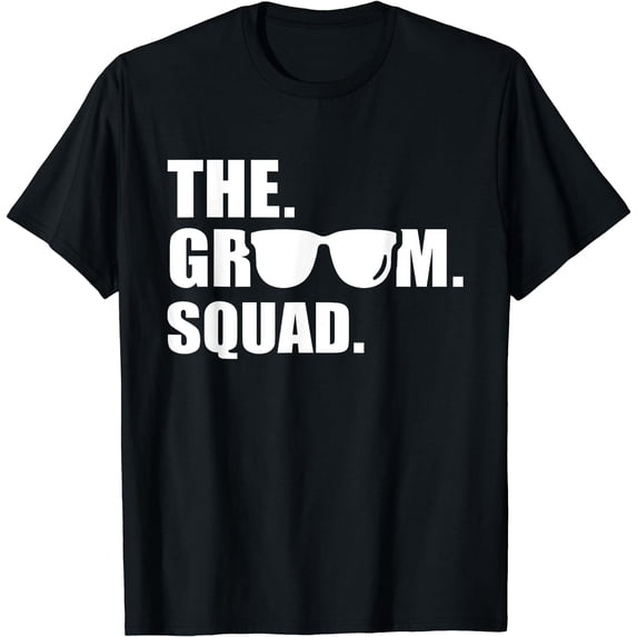 The Groom Squad bachelor party T-Shirt Black Small