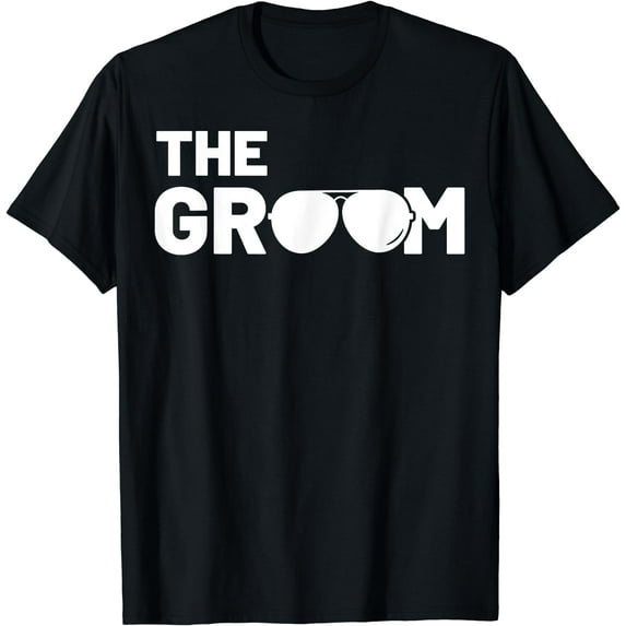 The Groom Squat Bachelor Supplies Party Wedding T-Shirt Black 3X-Large