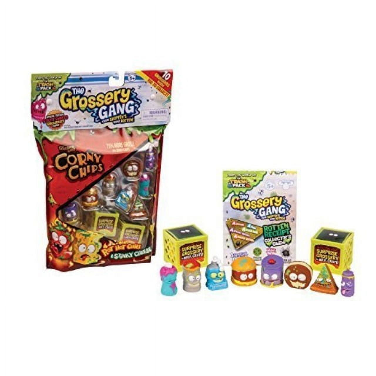 The Rarest Grosseries Grossery Series Collectibles: Grossery Gang 10 Pack with 2 Crusty ...