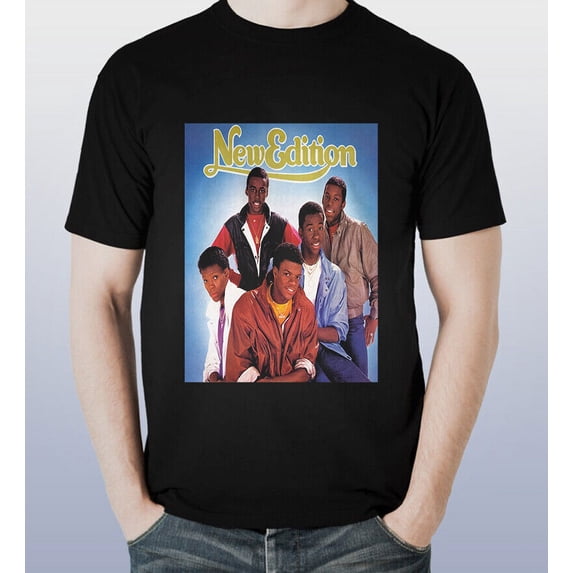 The Group New Edition Short Slevee Black T-Shirt