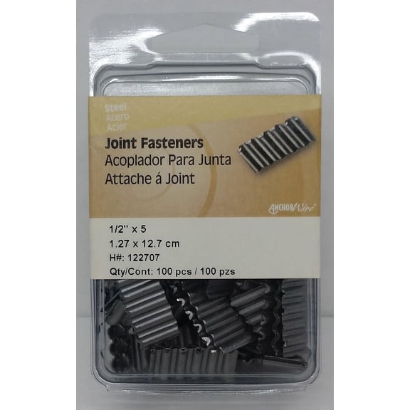 The Group122707 Bright Joint Fasteners 1/2"