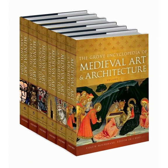 The Grove Encyclopedia of Medieval Art and Architecture: 6-Volume Set, (Hardcover)