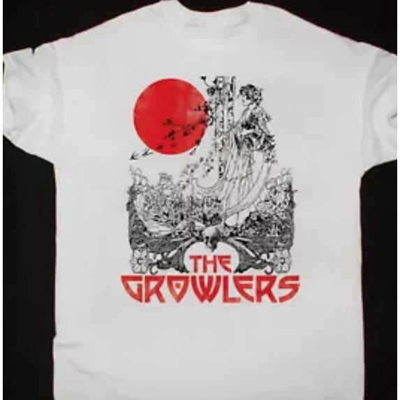 The Growlers Music White T-Shirt Cotton Unisex