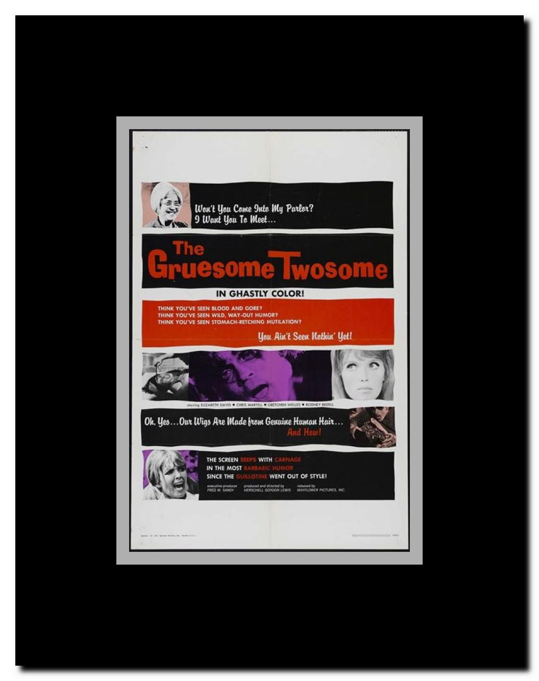 The Gruesome Twosome Framed Movie Poster