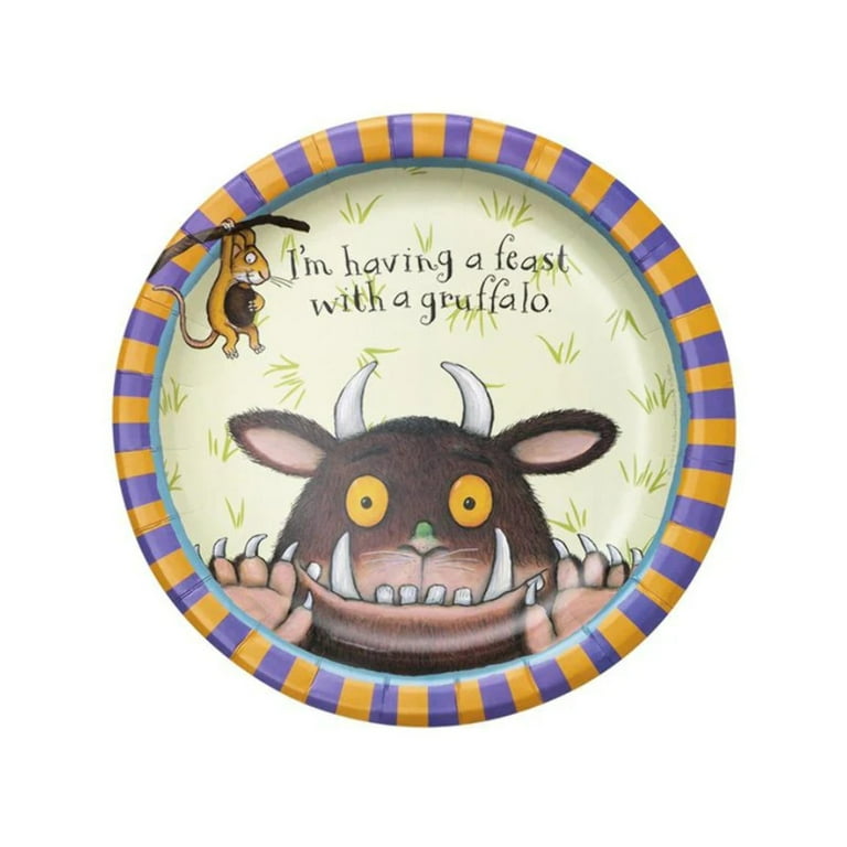 The Gruffalo Tableware Party Plates x8 Child Multi Brown Green Orange Purple The Gruffalo Tableware Party Plates x8 Child Multi Brown Green Orange Purple