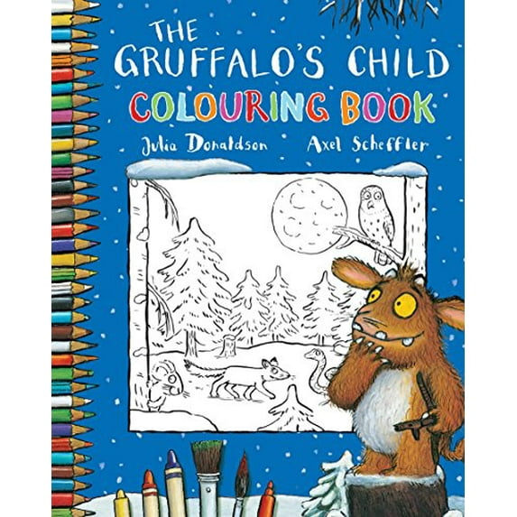 Pre-Owned The Gruffalo's Child Colouring Book Paperback