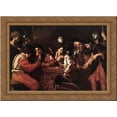 thumbnail image 1 of The Guard Room 24x18 Gold Ornate Wood Framed Canvas Art by Nicolas Tournier, 1 of 2