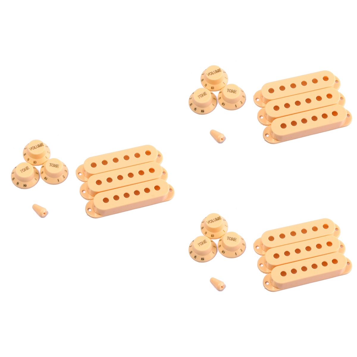 The Guitar Man Rist Band Single Coil Pickup Covers Double Knobs Switch ...