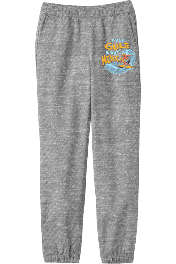The Gulf of Mexico Surfer Youth Heather Gray Jogger Pants-Large