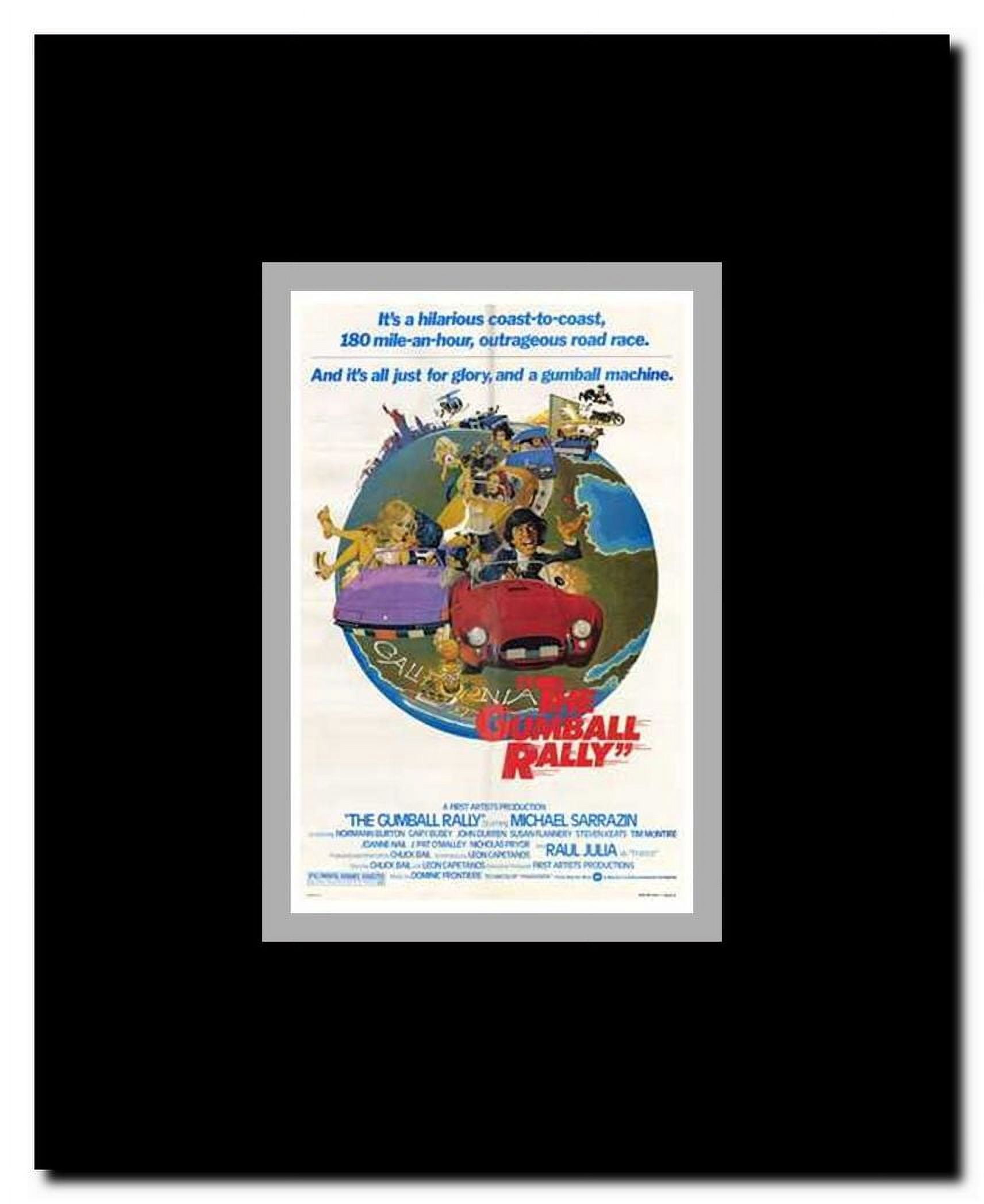 The Gumball Rally Framed Movie Poster