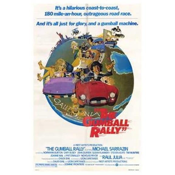 The Gumball Rally Movie Poster (11 x 17)