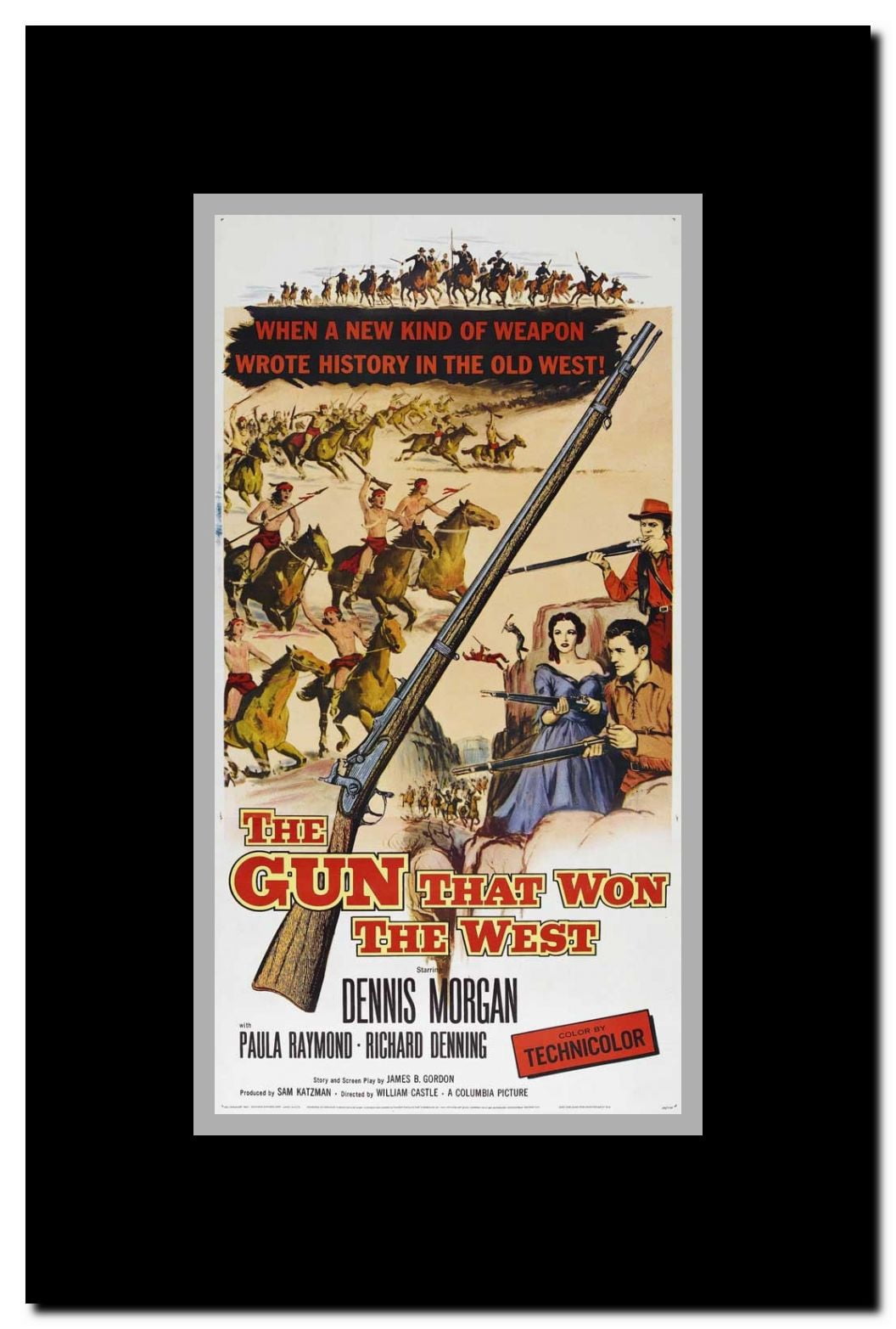 The Gun That Won the West Framed Movie Poster