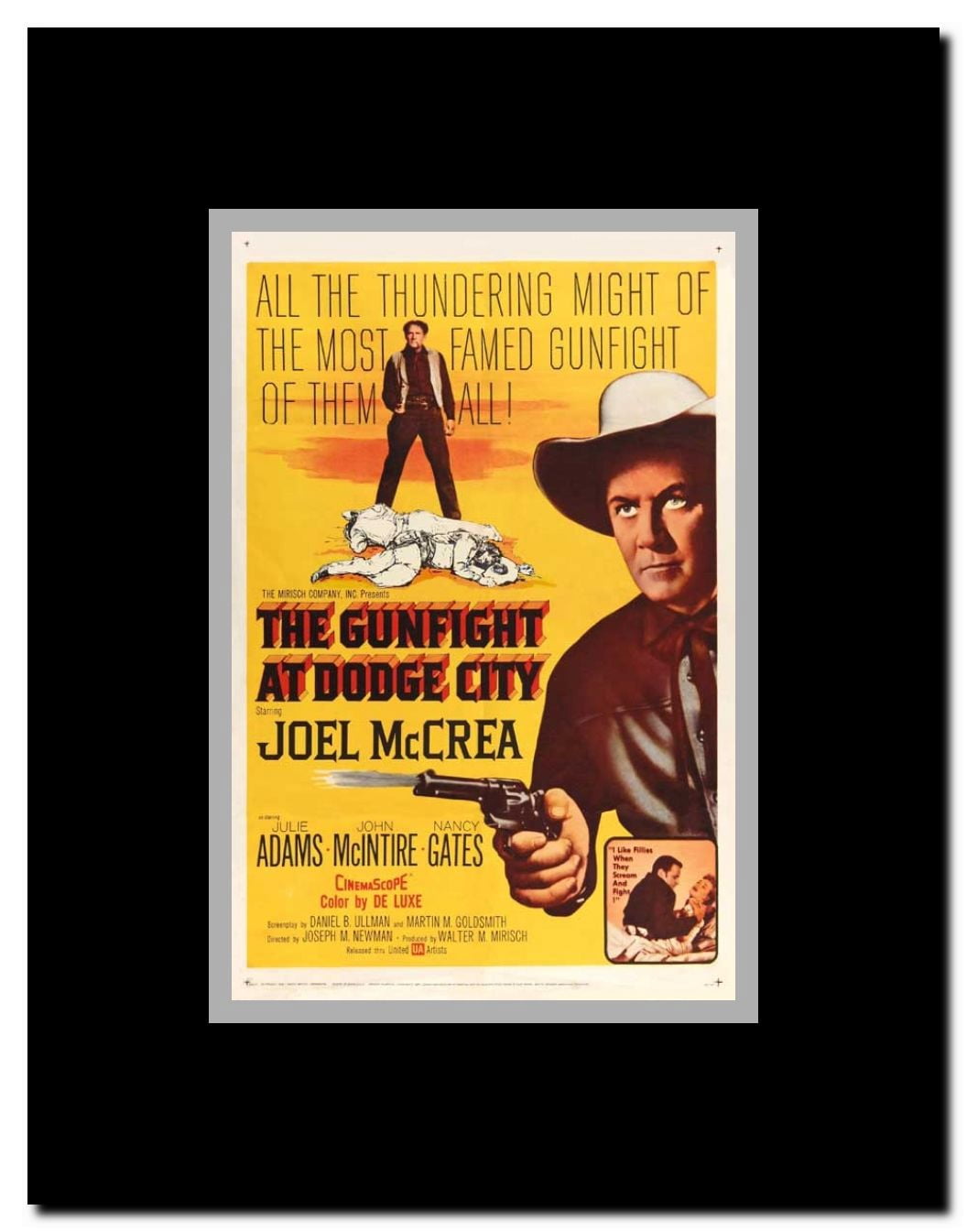 The Gunfight at Dodge City Framed Movie Poster
