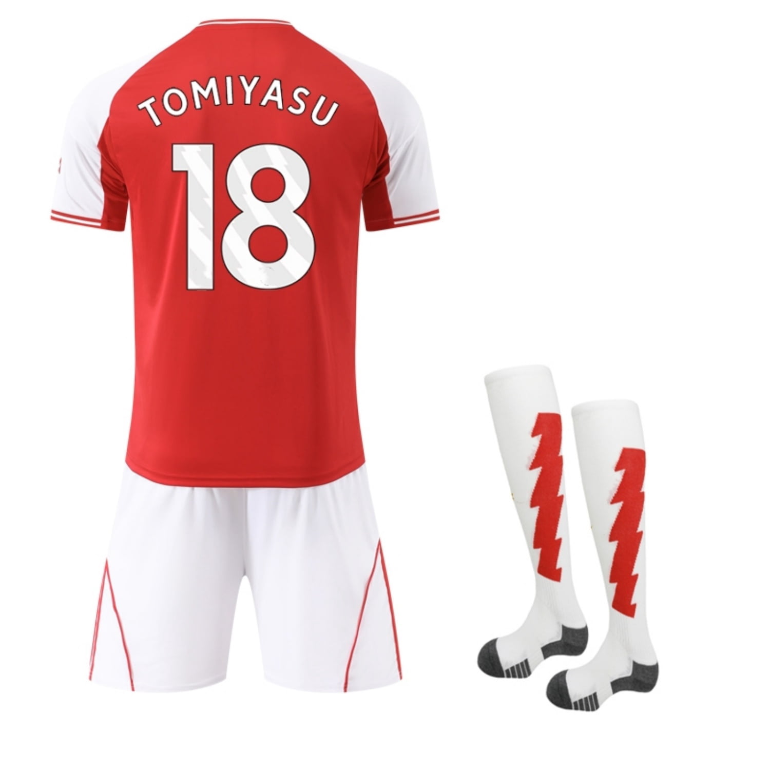The Gunners 25/26 Authentic #18 Tomiyasu Home Soccer Kit - Walmart.com