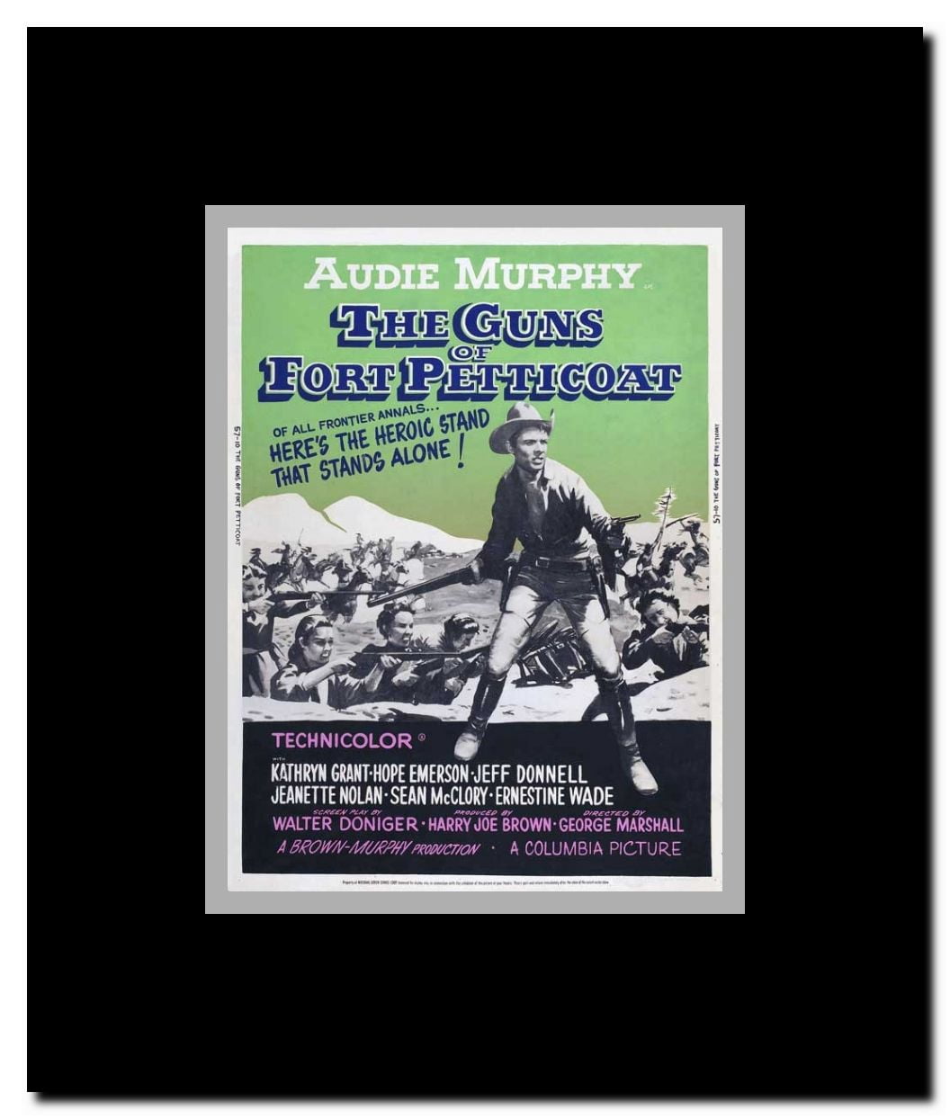 The Guns of Fort Petticoat Framed Movie Poster