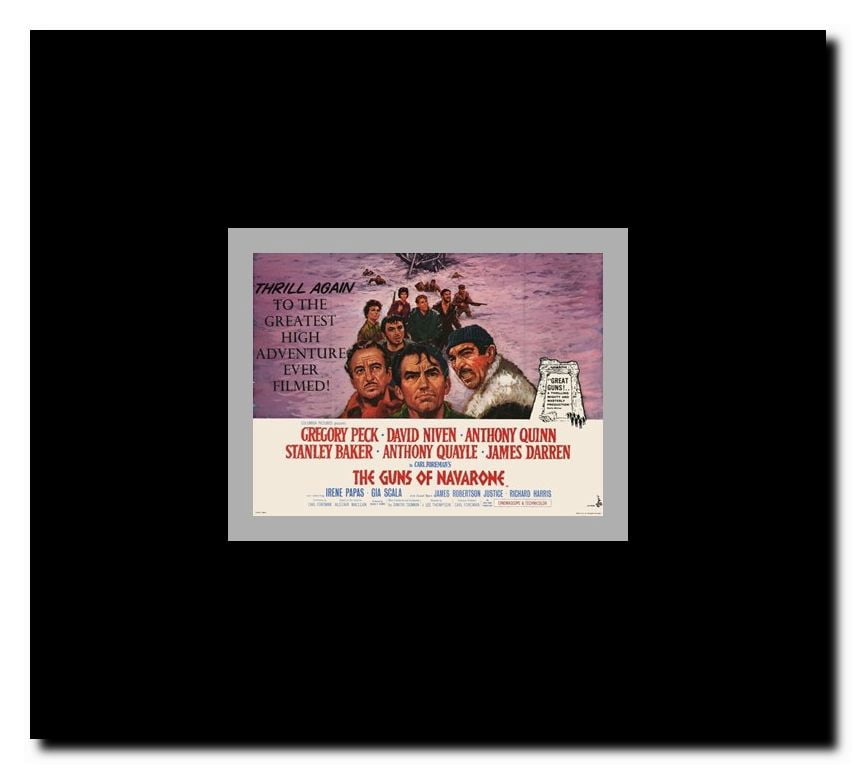 The Guns of Navarone Framed Movie Poster