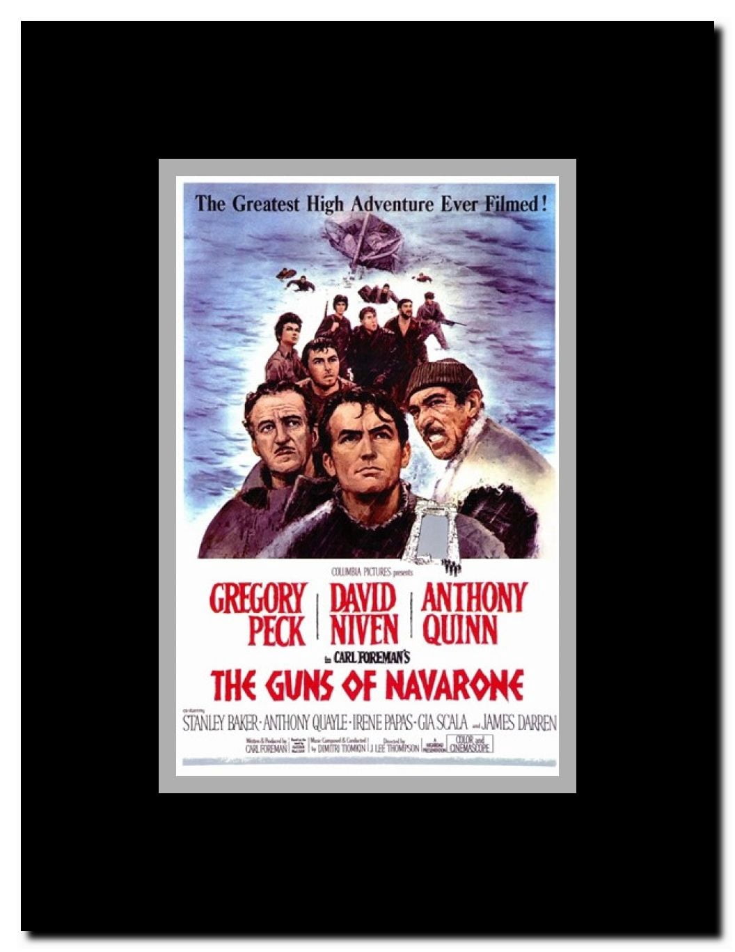 The Guns of Navarone Framed Movie Poster