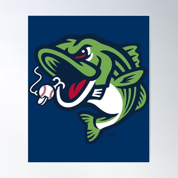 The-Gwinnett-Stripers-Logo Poster Wall Art, Modern Wall Decor For Living Room Bedroom, 12x18 UNFRAMED