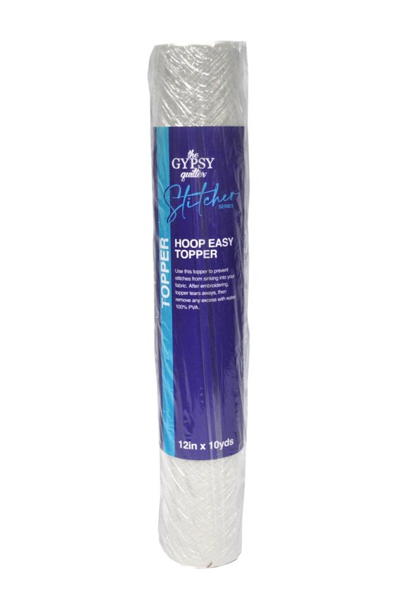 The Gypsy Quilter Stitcher Series Hoop Easy Topper 12in x 10yds