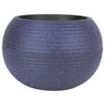 thumbnail image 1 of The HC Companies 10 Inch Atlas Sphere Planter, Round Plastic Plant Pot, Blue, 1 of 5