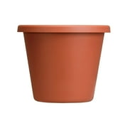The HC Companies 12 Plastic Outdoor Classic Flower Planter, Terra Cotta