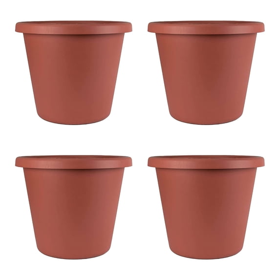The HC Companies 14 In Plastic Indoor Outdoor Classic Planter (4 Pack)