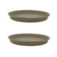 thumbnail image 1 of The HC Companies 14" Round Prima Plastic Plant Saucer - Indoor Outdoor Plant Trays for Pots - 14.17"x14.17"x1.69" in Sandstone Pack of 2, 1 of 7