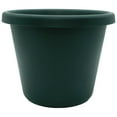 thumbnail image 1 of The HC Companies 17 Inch Round Classic Planter, Plastic Plant Pot, Evergreen, 1 of 8