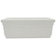 thumbnail image 1 of The HC Companies 18-Inch Venetian Window Planter Box with Drain Plug, White, 1 of 8