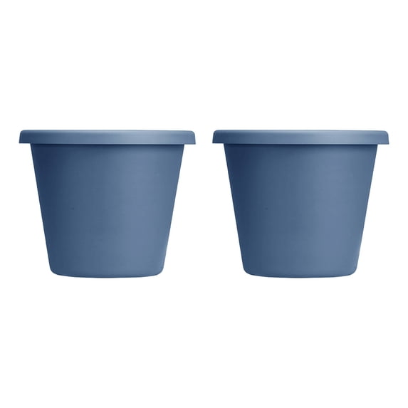 The HC Companies 24 Inch Indoor and Outdoor Flower Pot (2 Pack)