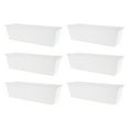 thumbnail image 1 of The HC Companies 24" Window Flower Box w/Removable Saucer, White (6 Pack), 1 of 12
