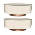 thumbnail image 1 of The HC Companies 8 Inch Capri Bowl Indoor Planter Pot (2 Pack), 1 of 5