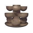 thumbnail image 1 of The HC Companies 8" Pixie Indoor Stacking Succulent Planter Pot, Artisan Taupe, 1 of 7
